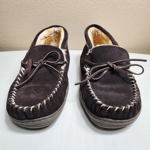Guide Gear Mens Brown Wool Fur Lined Chukka Mocs-Size 10M - Picture 5 of 13